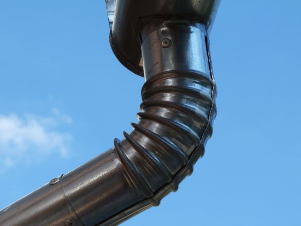 Metal Downspout Installation in Fayetteville