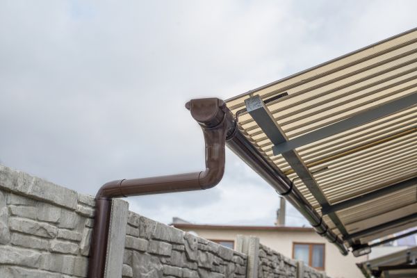 Plastic Downspout Installation in Fayetteville