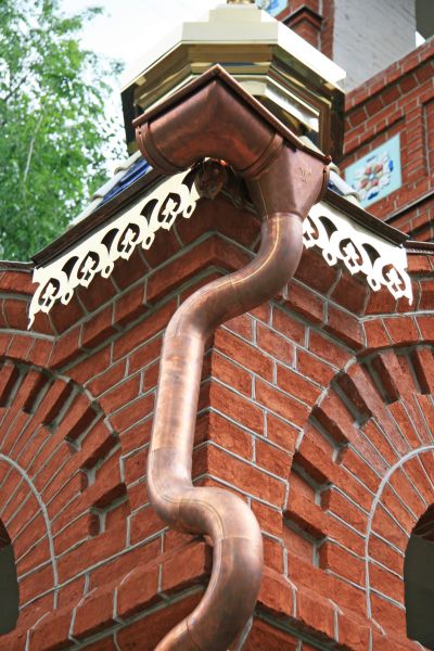 Church Downspout Installation in Fayetteville